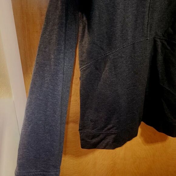 Lululemon Cut Above Hooded Sweatshirt 10 Black Expression Athleisure Cozy - Picture 3 of 9